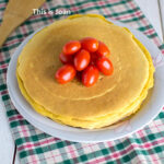Vegan kikkererwten pannenkoek