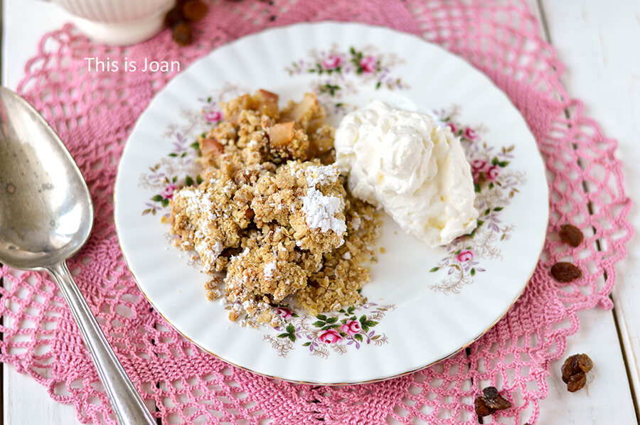 Vegan appel crumble recept