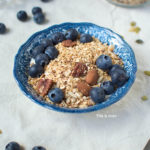 Glutenvrije en vegan notengranola met zaden