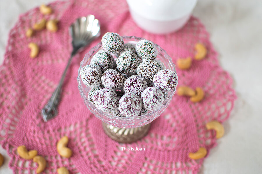 Gezond snacken: chocolade-kokosballetjes