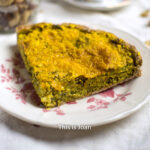 Vegan broccoli quiche